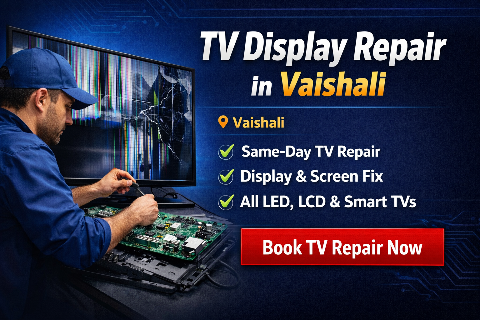 Best TV Display Repair in Vaishali – Quick, Trustworthy, and On-site Services in 2026