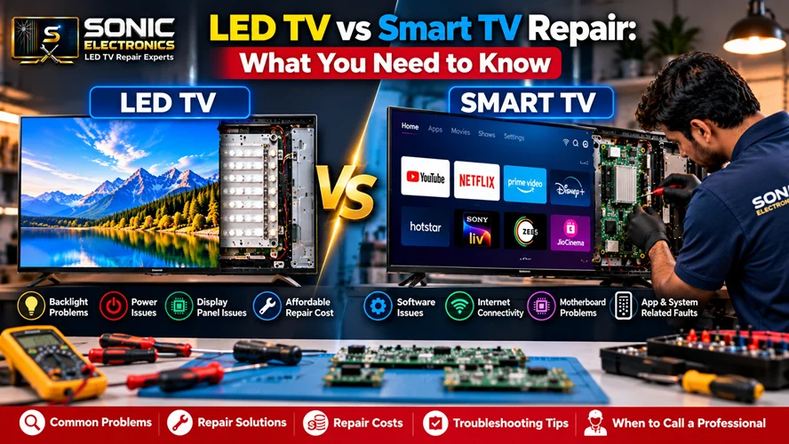 LED TV vs Smart TV Repair What You Need to Know