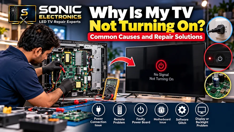 Why Is My TV Not Turning On Common Causes and Repair Solutions