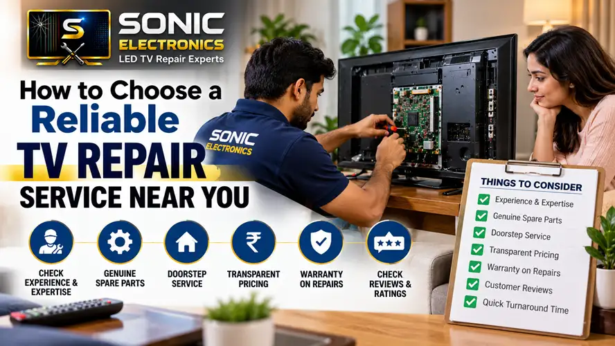 How to Choose a Reliable TV Repair Service Near You
